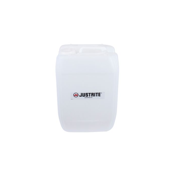 Justrite 12951 20L High Density Polyethylene UN/DOT Carboy with 70mm Cap