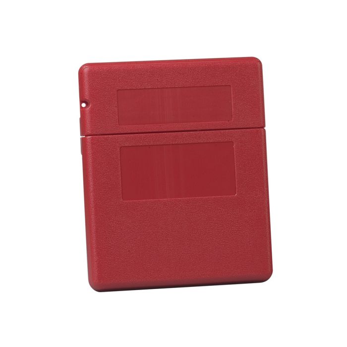 Justrite S23303 Medium Polyethylene Document Storage Box for SDS Sheets with Lockable Flip-Top Opening