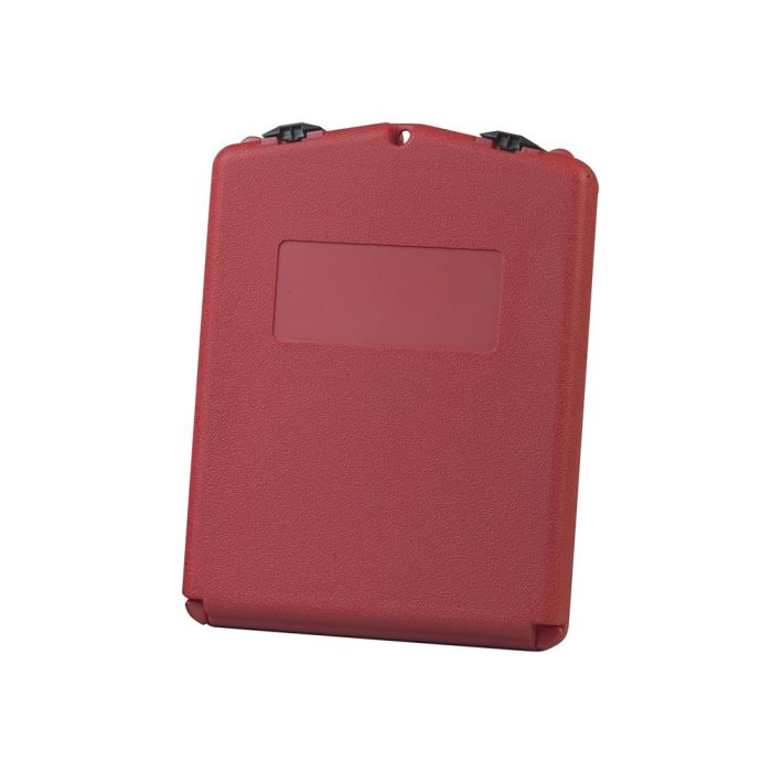 Justrite S23304 Medium Polyethylene Document Storage Box for SDS Sheets with Lockable Front Opening