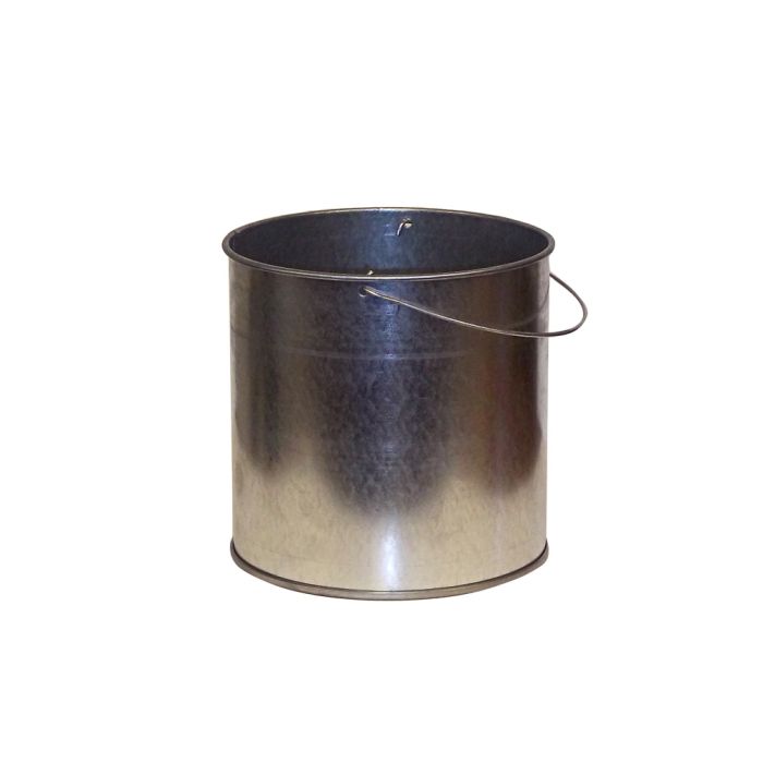 Justrite 26803JR Smoker's Cease-Fire® Replacement Pail for Personal-Size Cigarette Butt Recptacle - Steel with Bail Handle