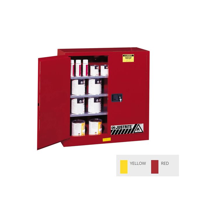 Justrite 40 Gallon Sure-Grip EX Paint and Ink Safety Cabinets