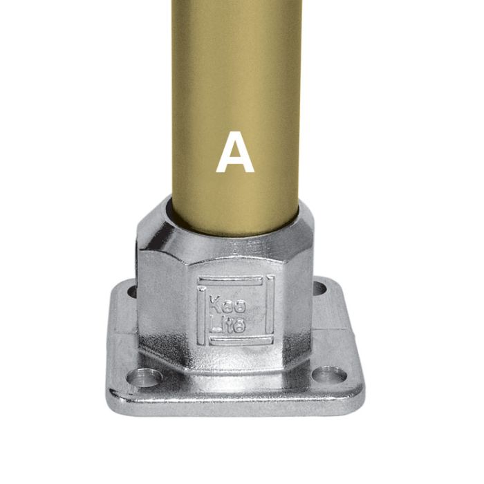 Kee Safety Kee Lite Aluminum 4 Hole Square Flanges