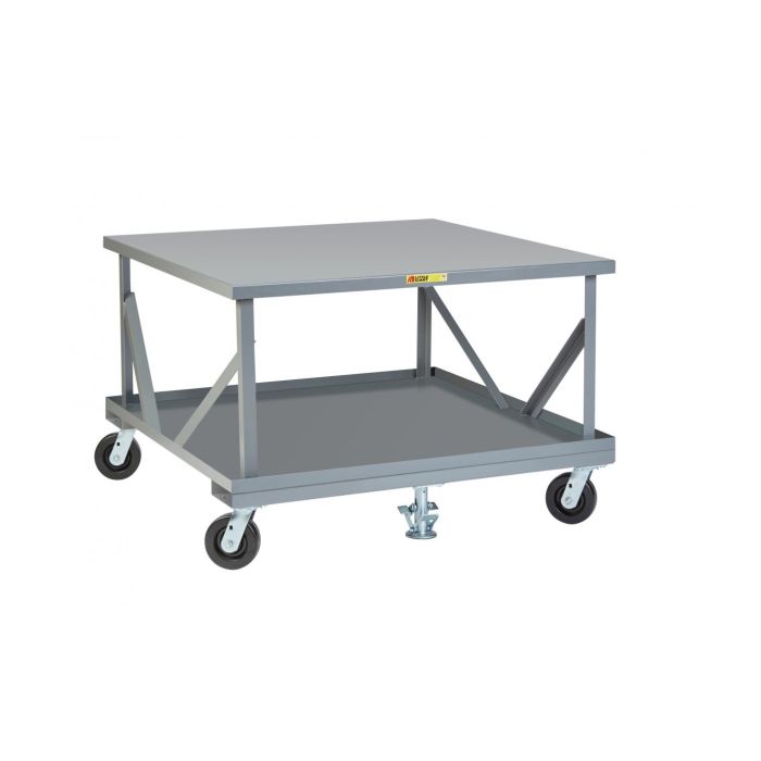 Little Giant Fixed Height Mobile Pallet Stands with 6