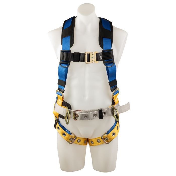 Werner Litefit Plus Construction Safety Harness with Tool Belt - Back / Hip D-Rings