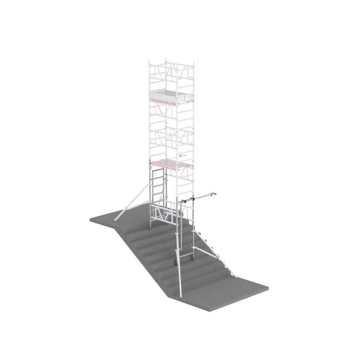 Low-Level Access MiTower Stair Kit for MiTower Quick Assembly Rolling Access Tower - 325 lb. Capacity