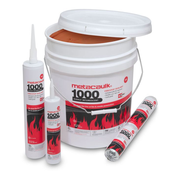 Metacaulk 66312 1000 Intumescent Firestop Sealant - 20.2 Oz. Sausage Pack - 12 Pack