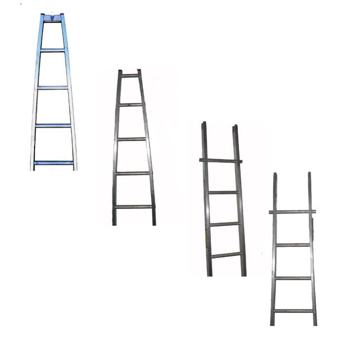 Metallic Ladder Aluminum Window Cleaning Pre-Configured Ladders