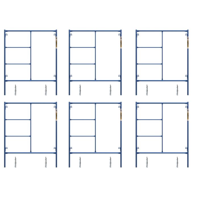 Metaltech M-MF7660VLV1 Mason Frame 6'4 In H X 5' W with Coupling Pins and Spring Locks - Pack of 6