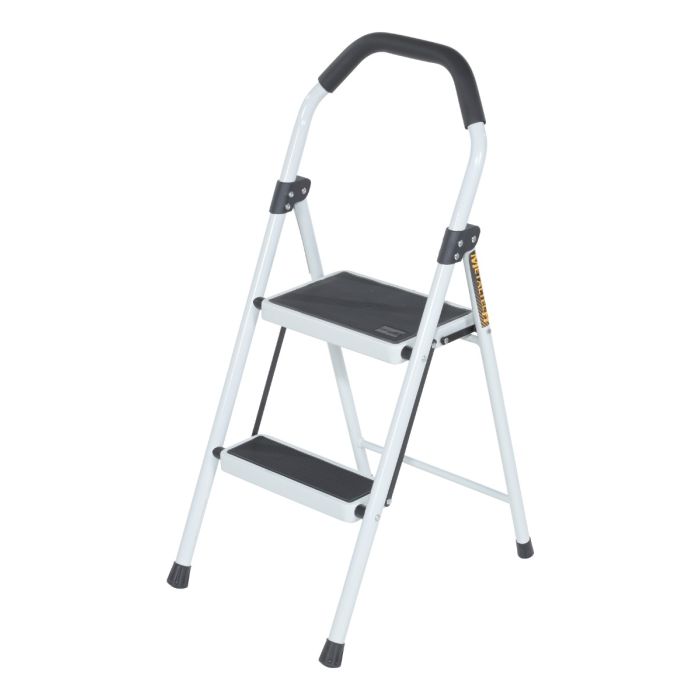 Metaltech E-SL2WT 2-Steps Household Step Stool with Steel Steps - Type II - 225 lb Rated