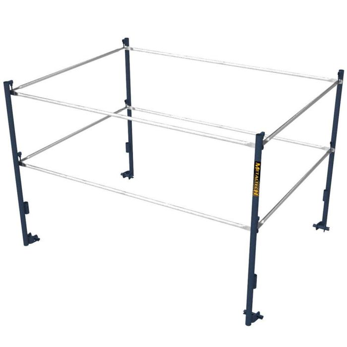 Metaltech 7'W x 5'D Scaffold Tower Guard Rail System