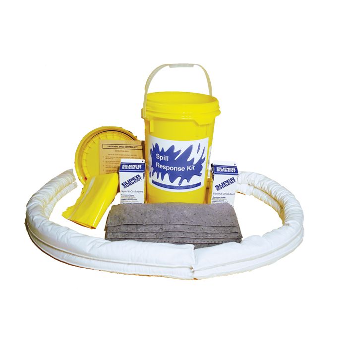 Wyk 1205 General Purpose 5.3 Gallon Screw Top Pail Spill Kit