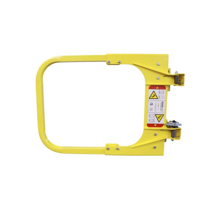 PS Doors EdgeHalt® Posi-Stop Ladder Safety Gates - Powder Coated Steel - Safety Yellow