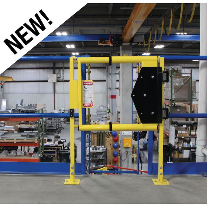 PS Doors SG-1836-PCY EdgeHalt Adjustable Safety Gate - 18