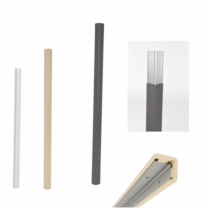 Vestil PVC Corner Protectors with Aluminum Inserts