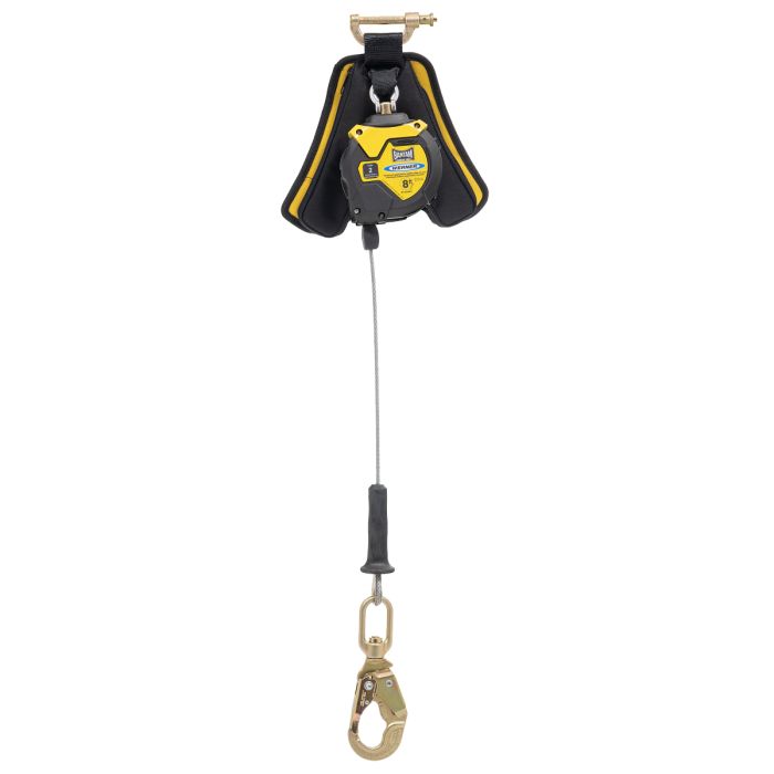 Werner Class 2 Bantam 8ft Steel Cable Leading Edge Single Leg Self-Retracting Lifelines