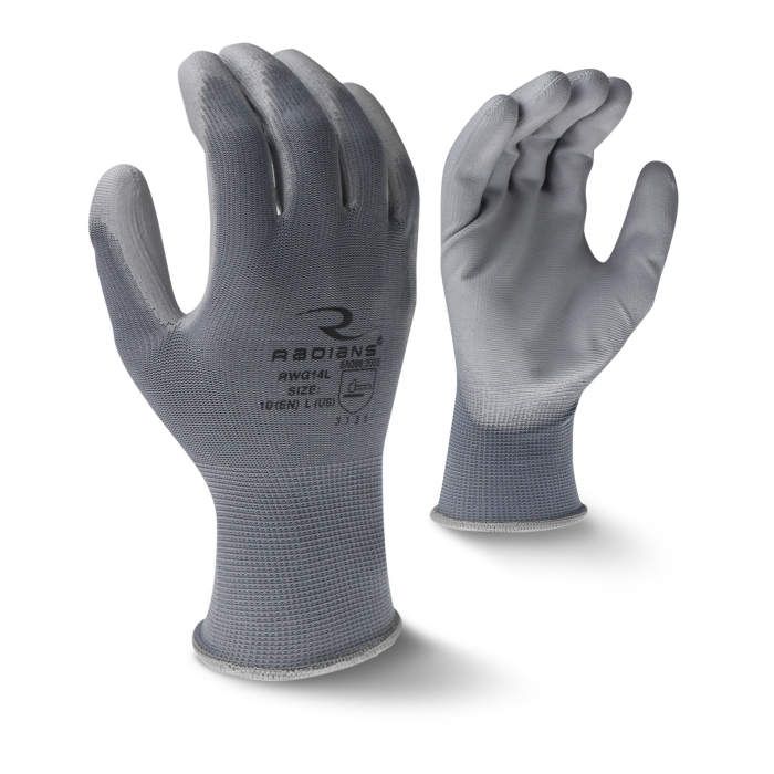 Radians RWG14 PU Palm Coated Gloves