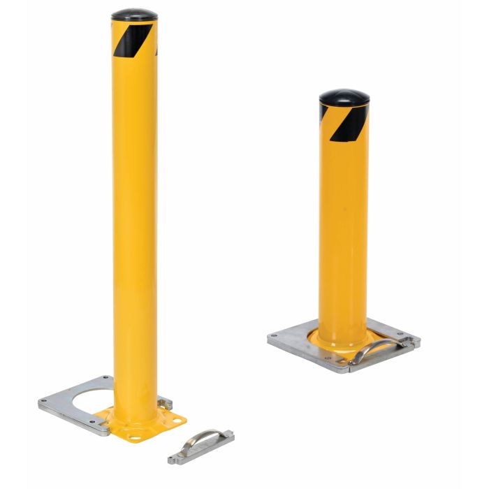 Vestil Surface Mounted Removable Steel Pipe Safety Bollards