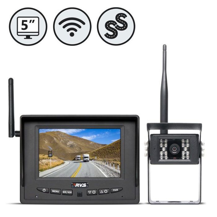 Rear View Safety SimpleSightâ„¢ Wireless Backup Camera Systems with 5