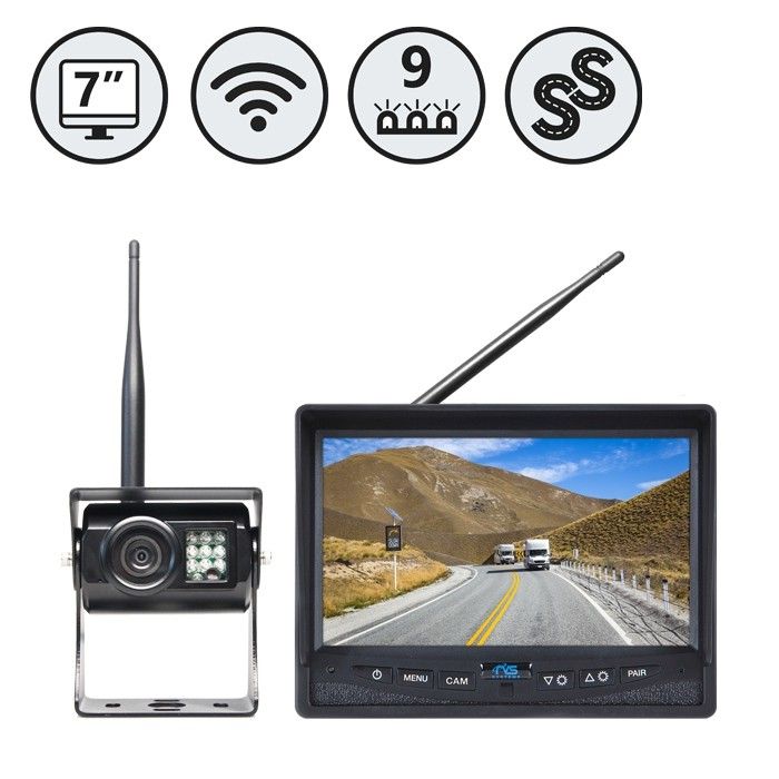 Rear View Safety SimpleSightâ„¢ Wireless Backup Camera System with 7