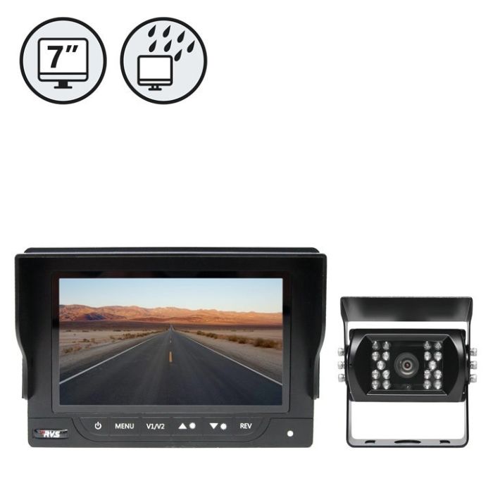 Rear View Safety RVS-7709910 Waterproof Backup Camera System with 7