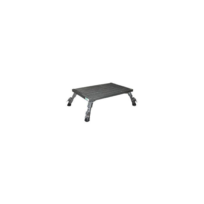 Safety Step XLA-09C-G Aluminum Extra Large Adjustable Folding Safety Step - 7