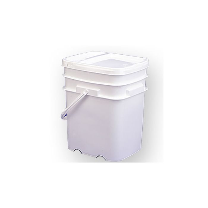 Wyk 2028T 18 lbs. Super Sorbent in a Flip Top 5.3 Gallon White Pail
