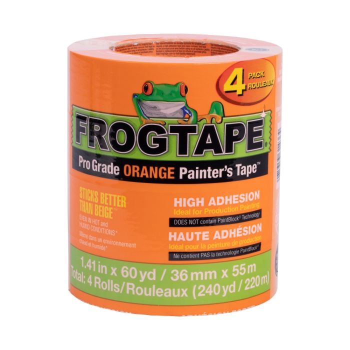 Shurtape 242808 CP 199 / FrogTape® Pro Grade Orange™ Painter's Tape - 36mm W x 55m L - 3.0