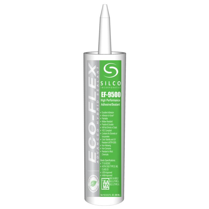 Silco Eco-Flex 9500 High Performance Elastomeric Adhesive Sealant (Case of 24x 10.3 oz Tubes)