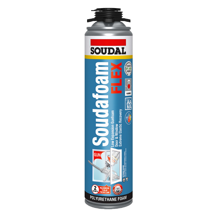 Soudafoam Flex Minimal Expansion + Extreme Temperature + Elastic Gun Foam (Aama Approved)