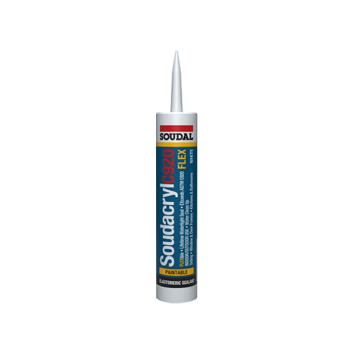 Soudacryl C920 Flex Premium Elastomeric Acrylic Interior or Exterior Caulk