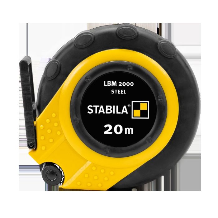 Stabila 30940 LBM 2000 Steel 20M Closed Case Tape - Steel 20M Blade - Metric Scale