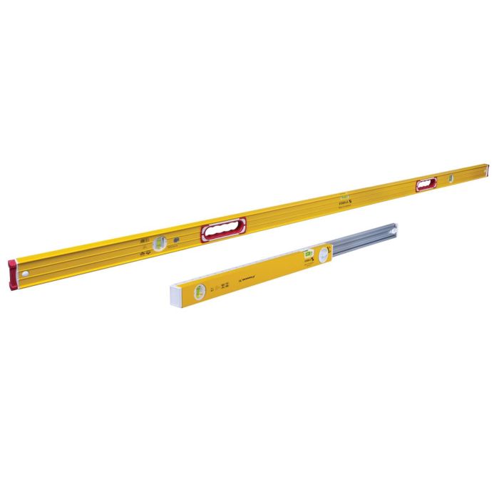 Stabila 37540 Type 196 Jamber Spirit Level Set with Type 80 T