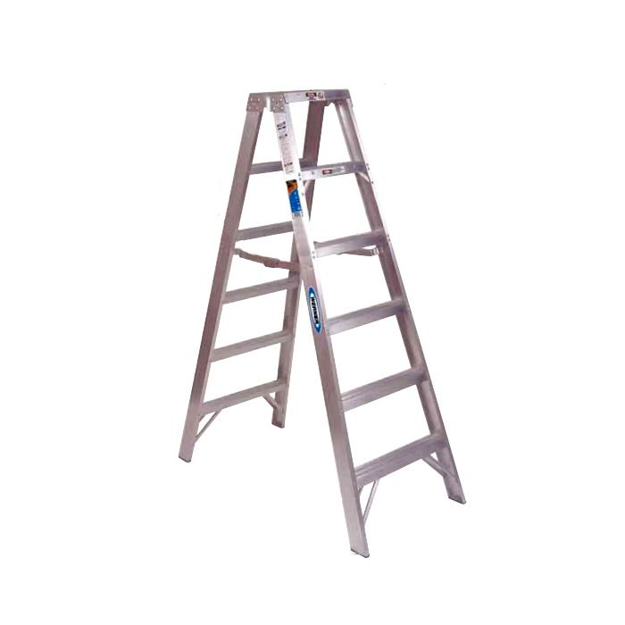 Werner T370 Series Aluminum Twin Stepladders