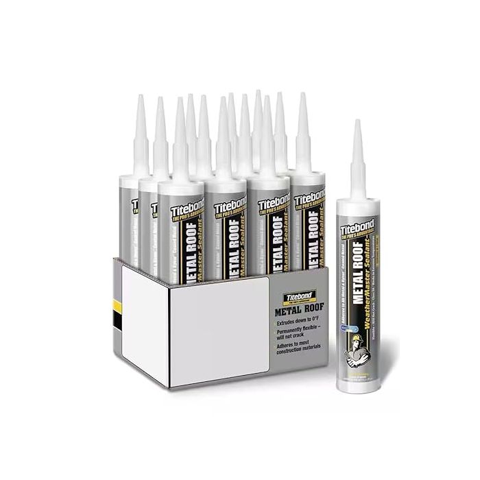 Titebond WeatherMaster Metal Roof Sealant - White - Case of 12