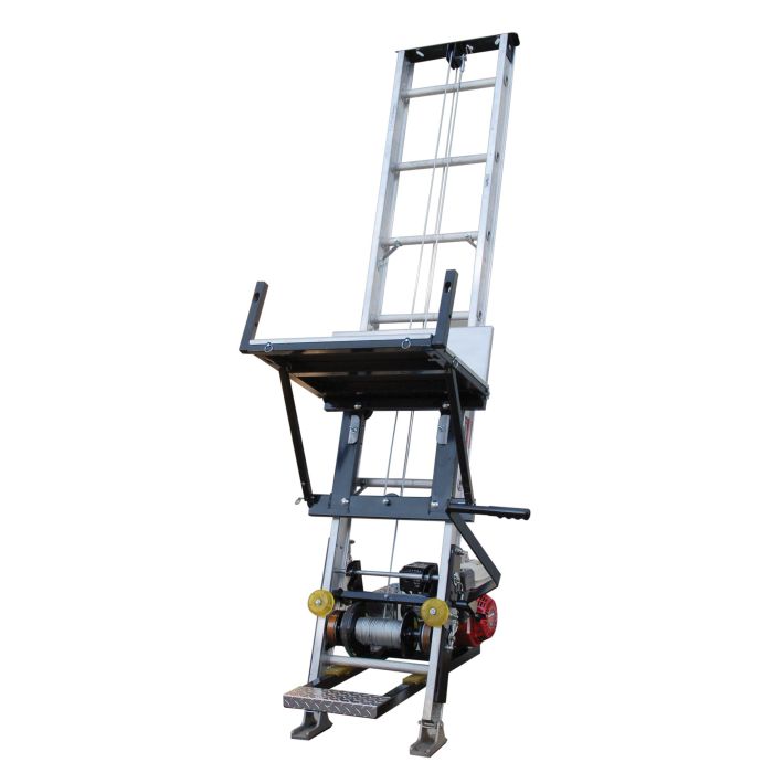 Tie Down Tranzsporter 60044 TP400  28' Shingle Lift / Hoist with 4HP Honda Gas Engine
