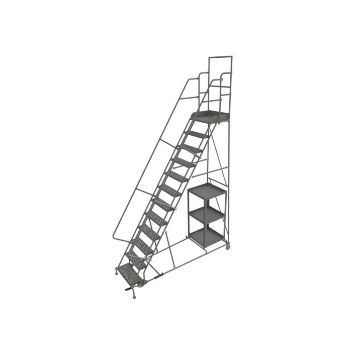 Tri-Arc KDSP112246 - 12 Step Stock Picking Rolling Ladder with 24
