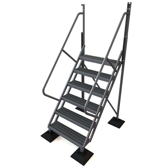 Tri-Arc URTL506 50 Degree Incline Steps for Tri-Arc U-Design Rooftop Platforms - 6-Step 60
