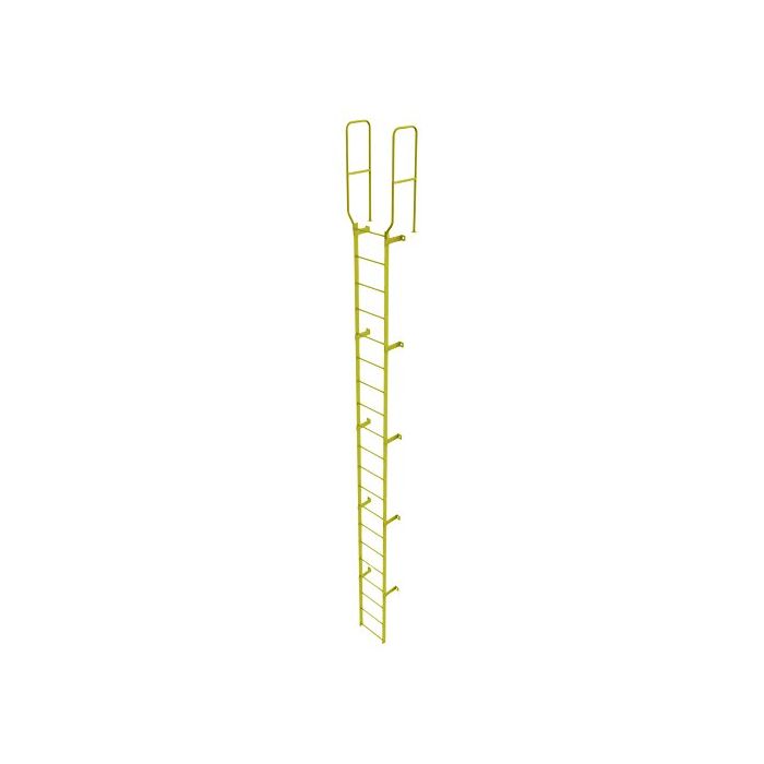 Tri-Arc Yellow Steel Fixed Access Ladders