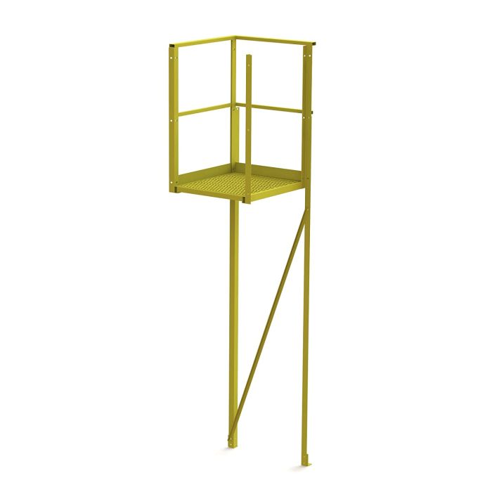 Tri-Arc U-Design Turn Platform for Crossover Platforms
