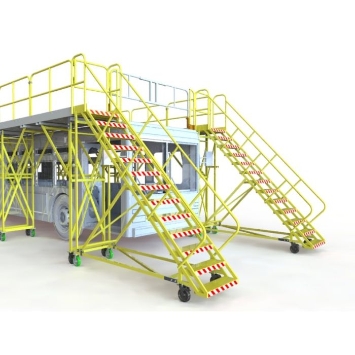 Custom Vari-Safe Bus Access Platform