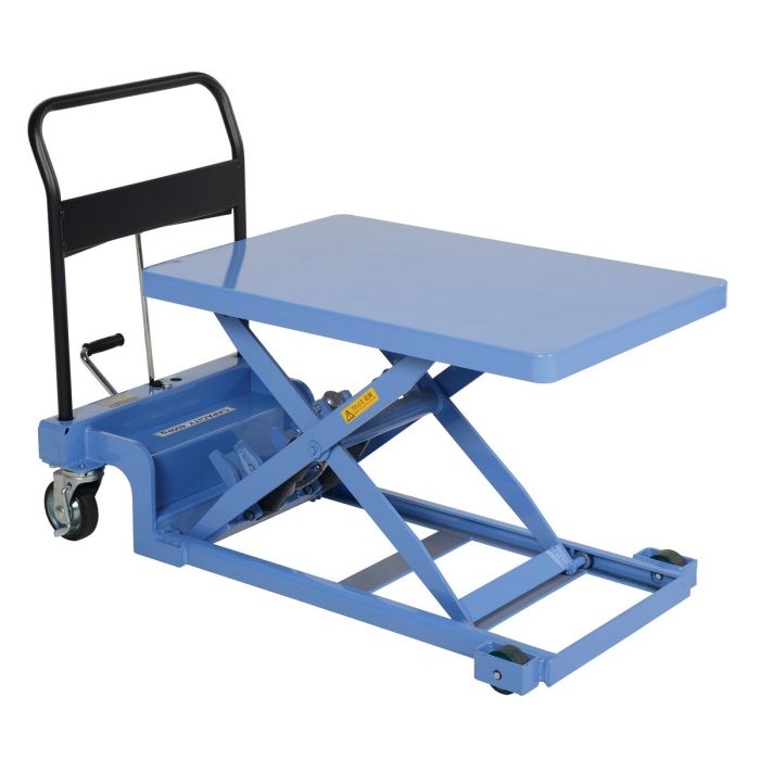 Vestil CART-900-LP Low Profile Scissor Lift Cart with 3-1/2
