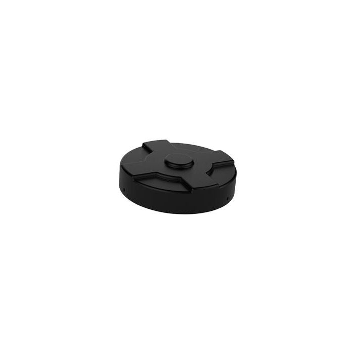 Vestil DC-P-30-BK Polyethylene Drum Cover for 30 Gallon Closed Head Drums