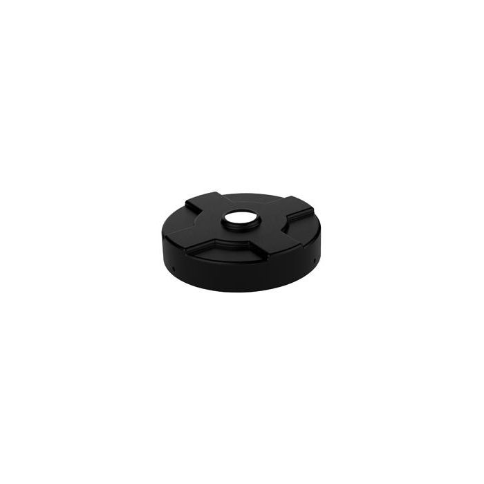 Vestil DC-P-30-CAN-BK Polyethylene Recycling Lid for 30 Gallon Drums
