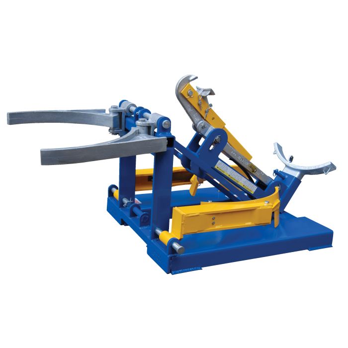 Vestil DFDL-3 Deluxe Combination Fork Mounted Drum Lifter for 30 and 55 Gallon Plastic, Steel & Fiber Drums