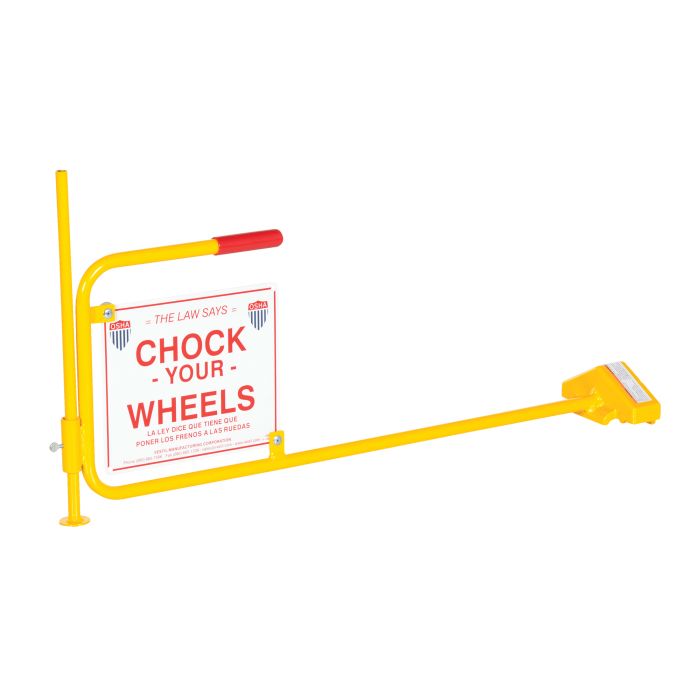 Vestil FRC-2 Flag Rail chock with Adjustable Height Leg