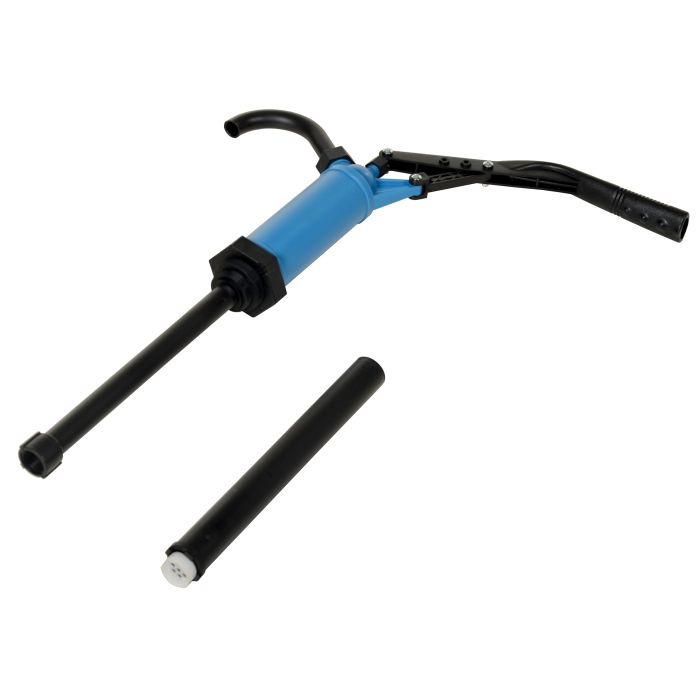 Vestil LDP-POLY Polypropylene and Plated Steel Rod Lever Action Style Drum Pump with 2