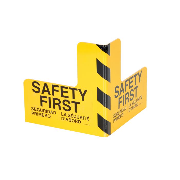 Vestil PCG-16 Steel Safety Yellow Corner Guard - 16\