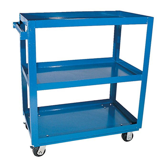 Vestil Steel 3 Shelf Service Carts
