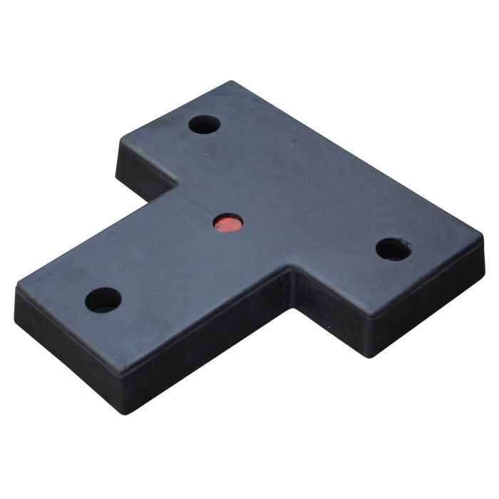 Vestil T-22 T-Shaped Molded Dock Bumper with 3