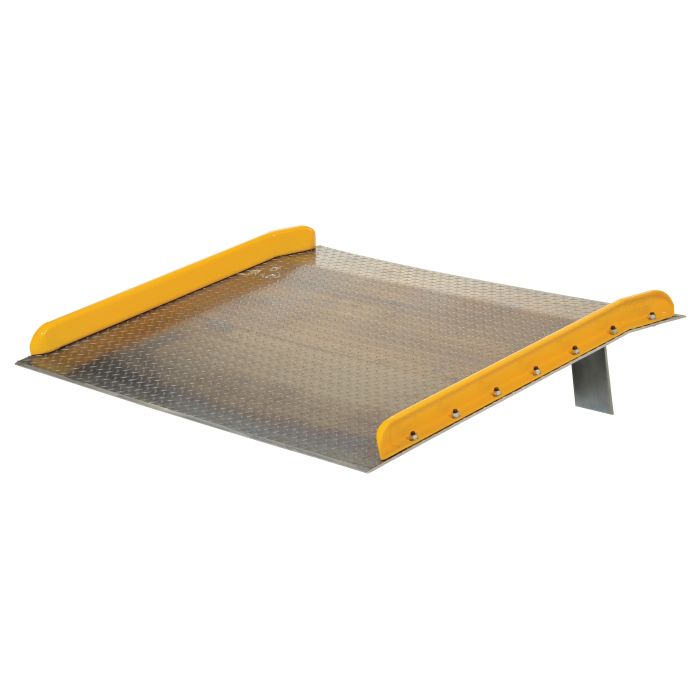Vestil Aluminum Truck Dockboards with Steel Safety Curbs - 20,000 lbs Capacity